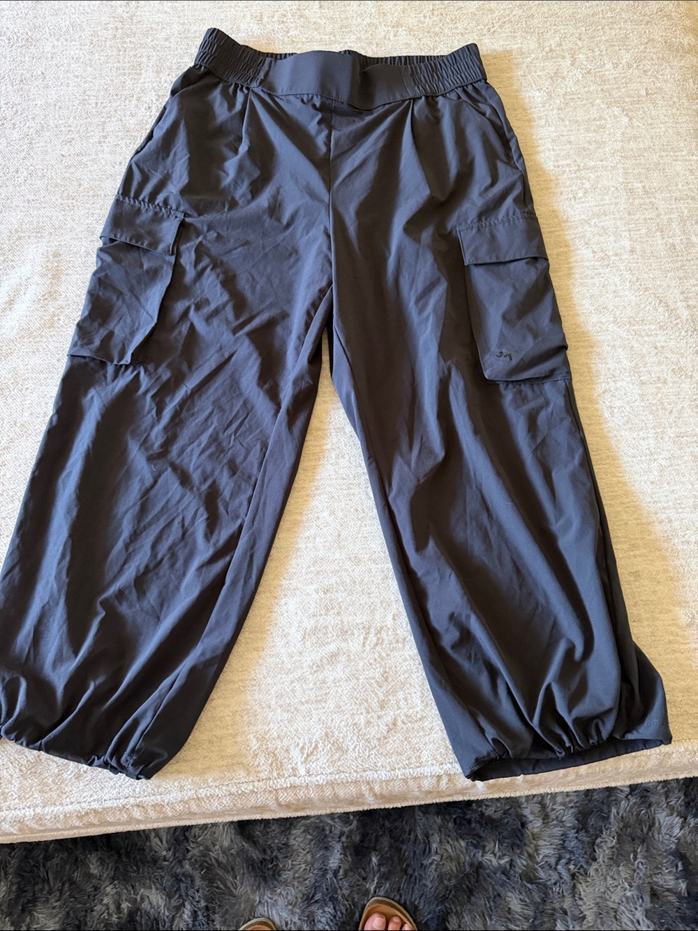 JoyLab Black Cargo Jogger Track Pants